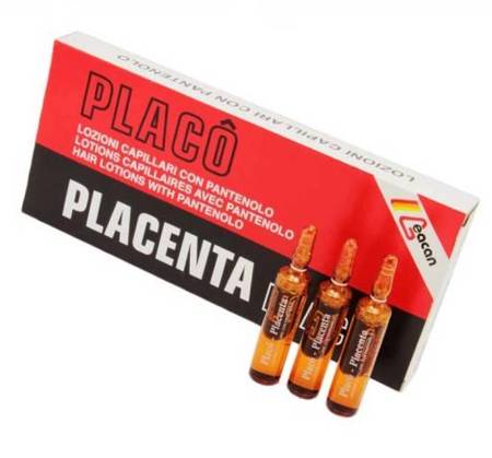 Placenta Placo Ampułki 12x10ml  Kuracja przeciw wypadaniu włosów